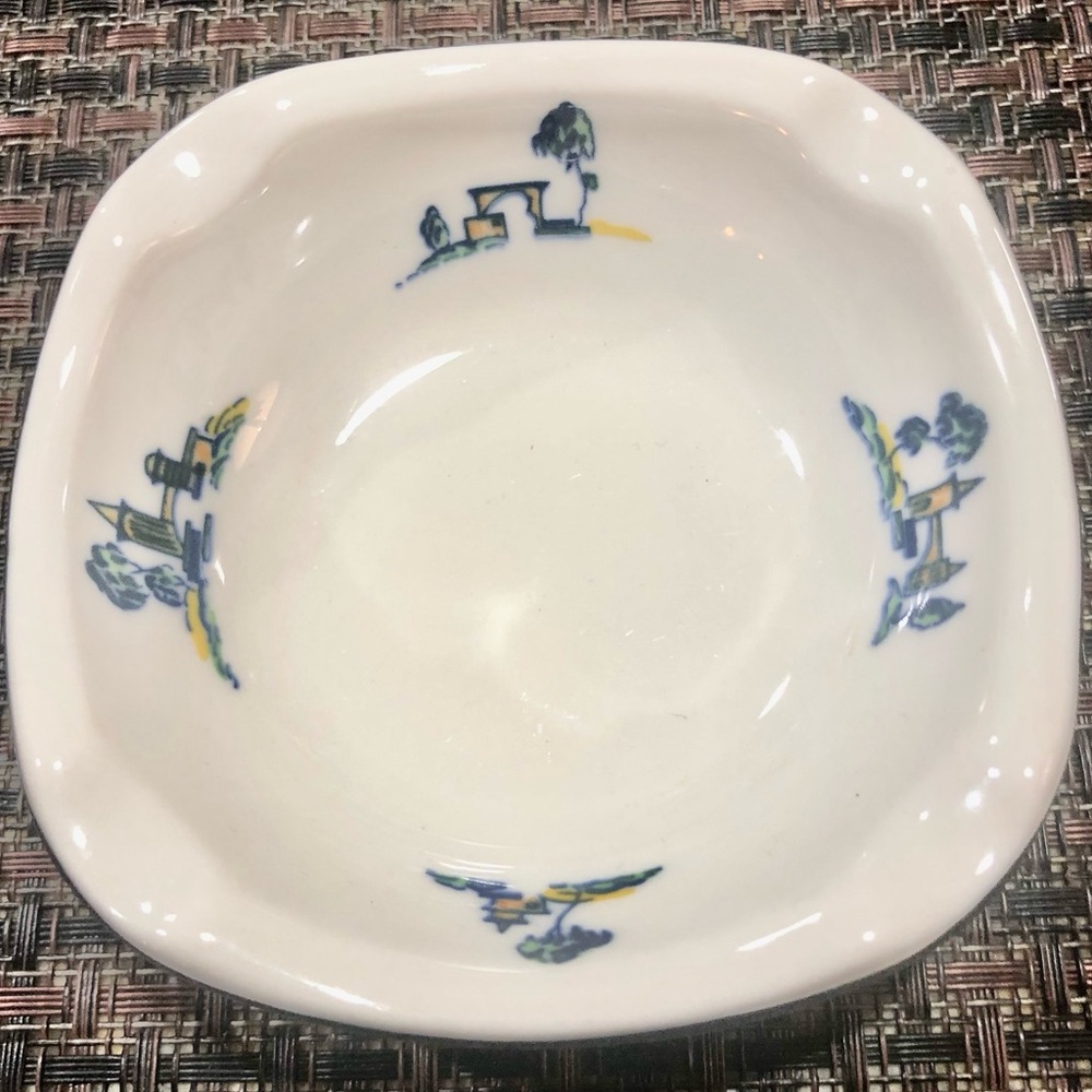 Vintage Syracuse China Ceramic Bowl / Ashtray ~ Cloister Hotel